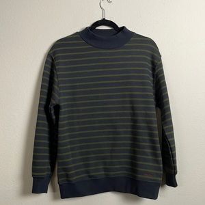 Zara kids striped crew neck sweatshirt